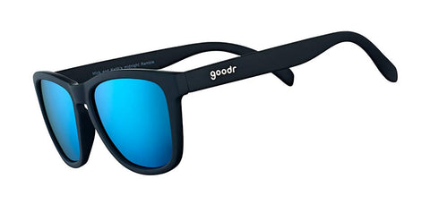 goodr OG Sunglasses (no slip, no bounce, all polarized) (Mick & Keith's Midnight Ramble)